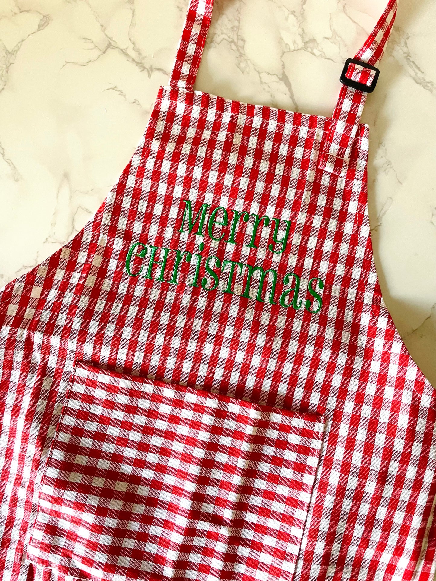 Kids Gingham Apron