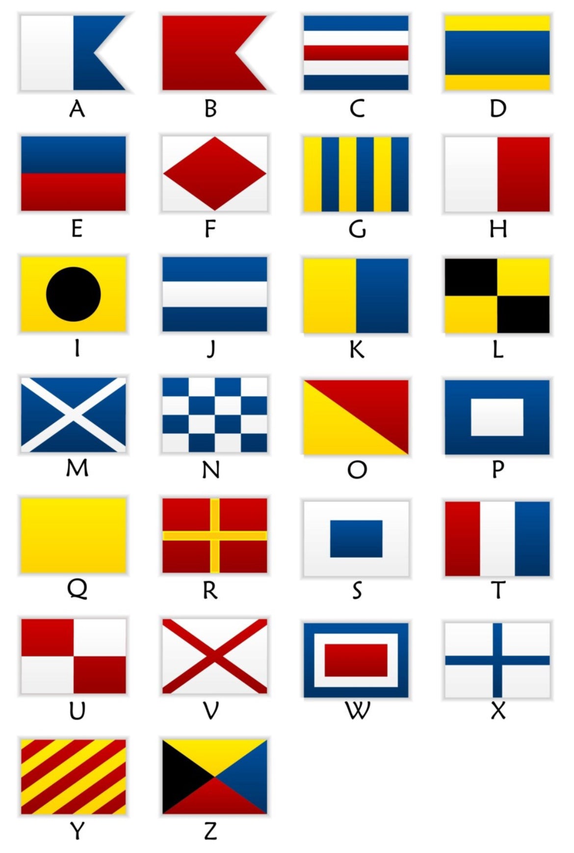 Nautical Flag Monogram Tee