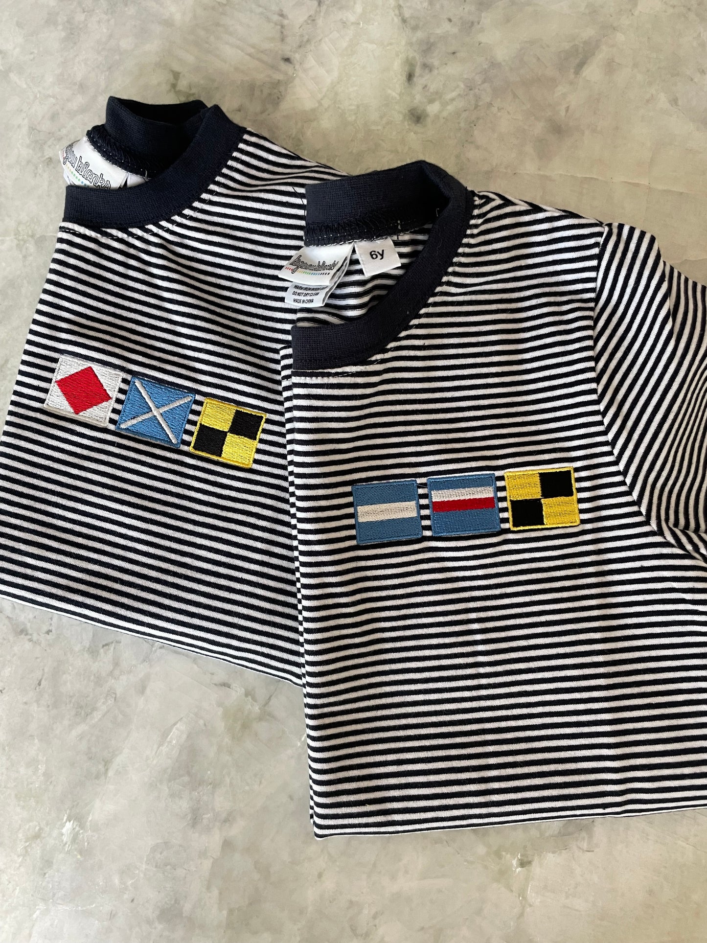 Nautical Flag Monogram Tee