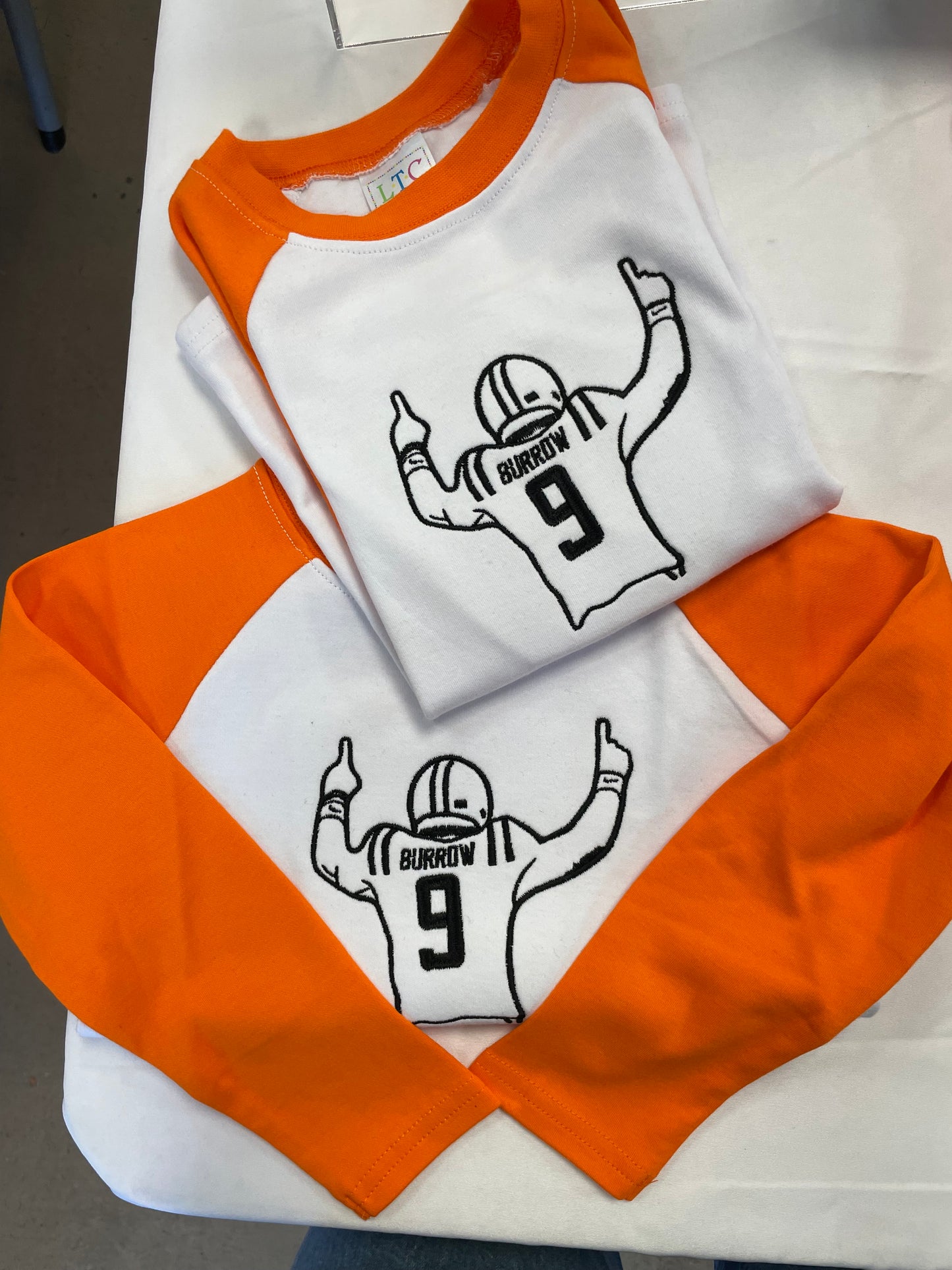 Touchdown Burrow Long Sleeve Raglan Shirt