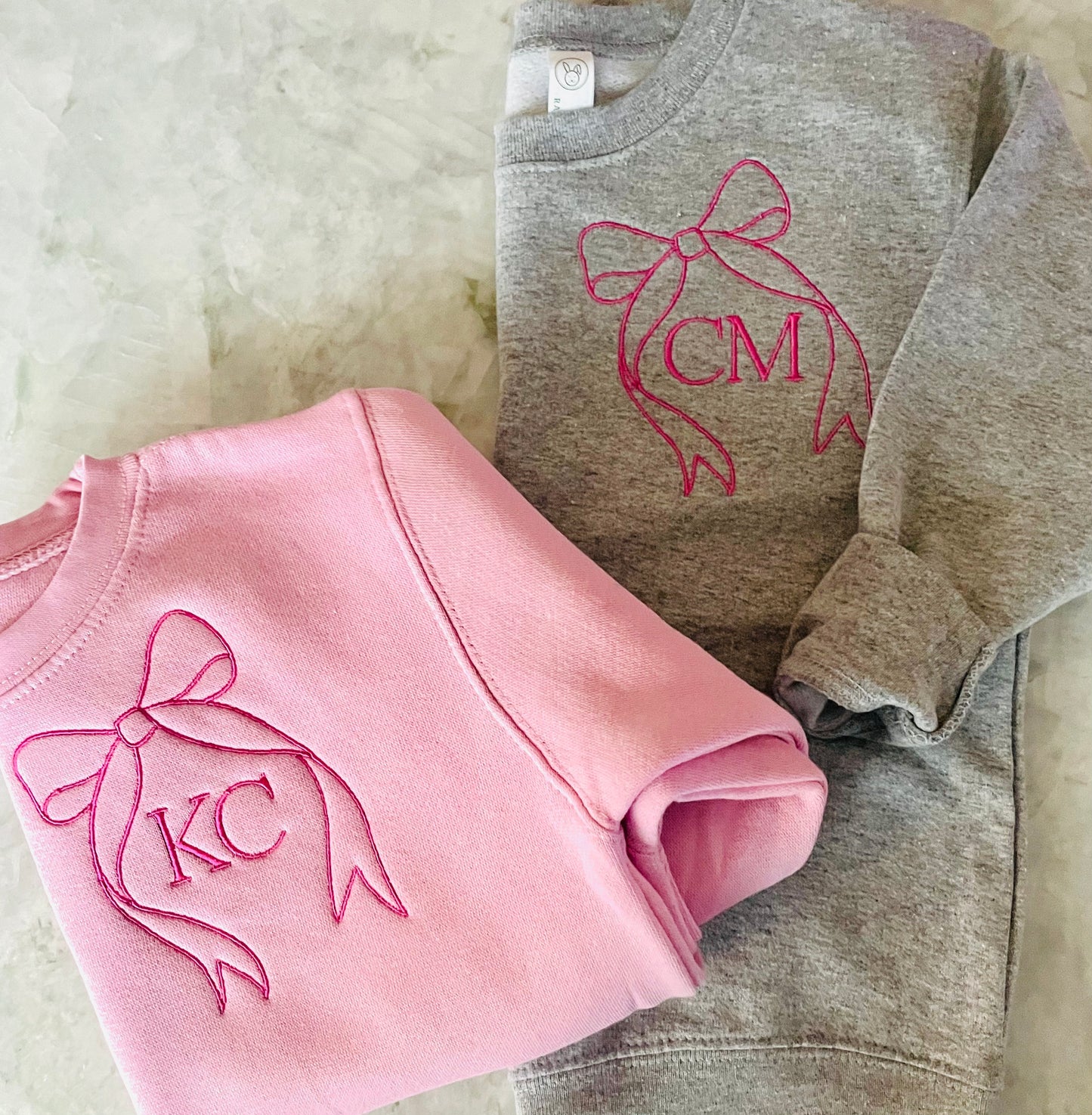 Valentine's Bow Crewneck Sweatshirt