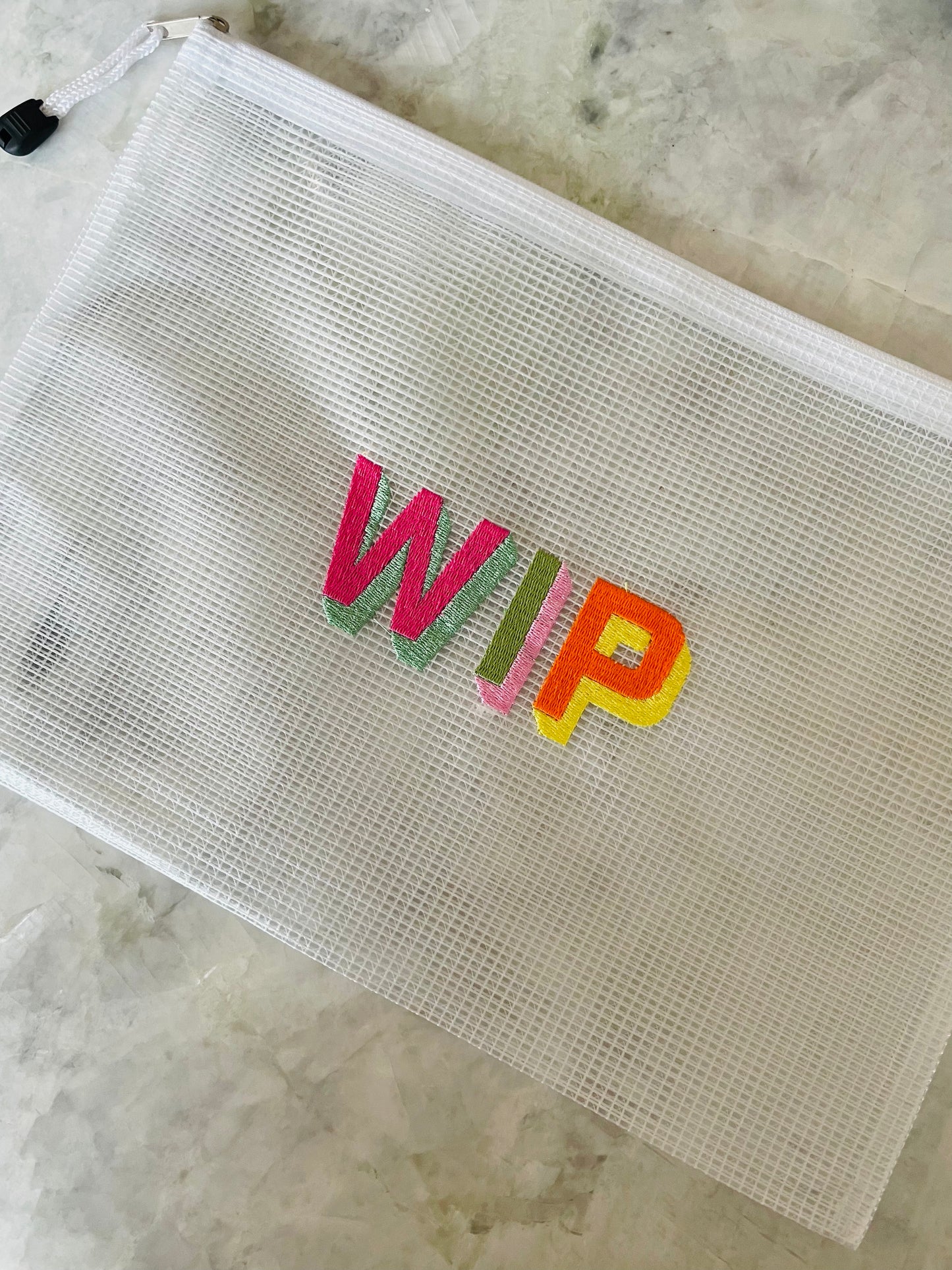 Embroidered NDLPT Project Bag