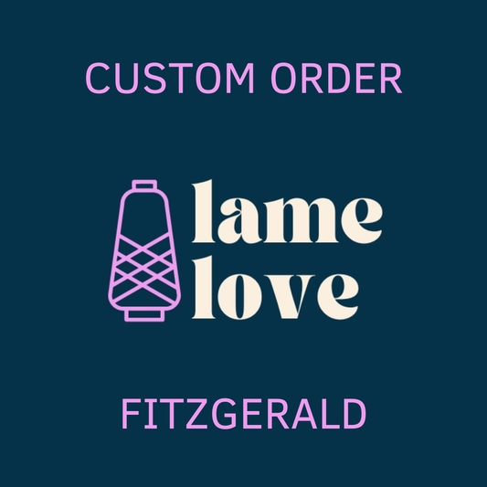 CUSTOM ORDER - FITZGERALD