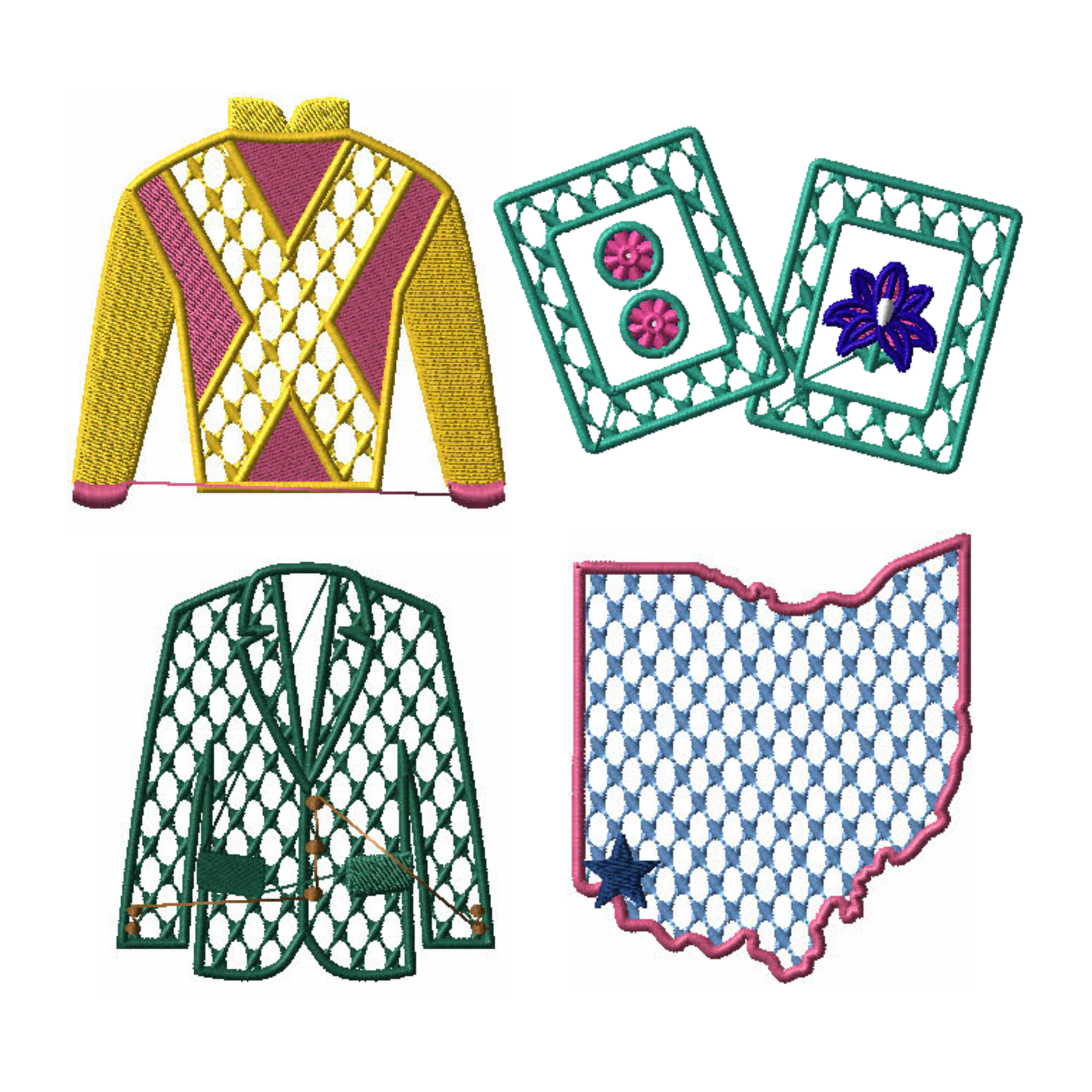 Holiday Hemstitch Guest Towel