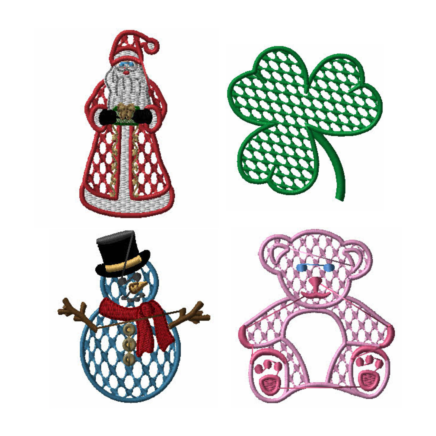 Holiday Hemstitch Guest Towel