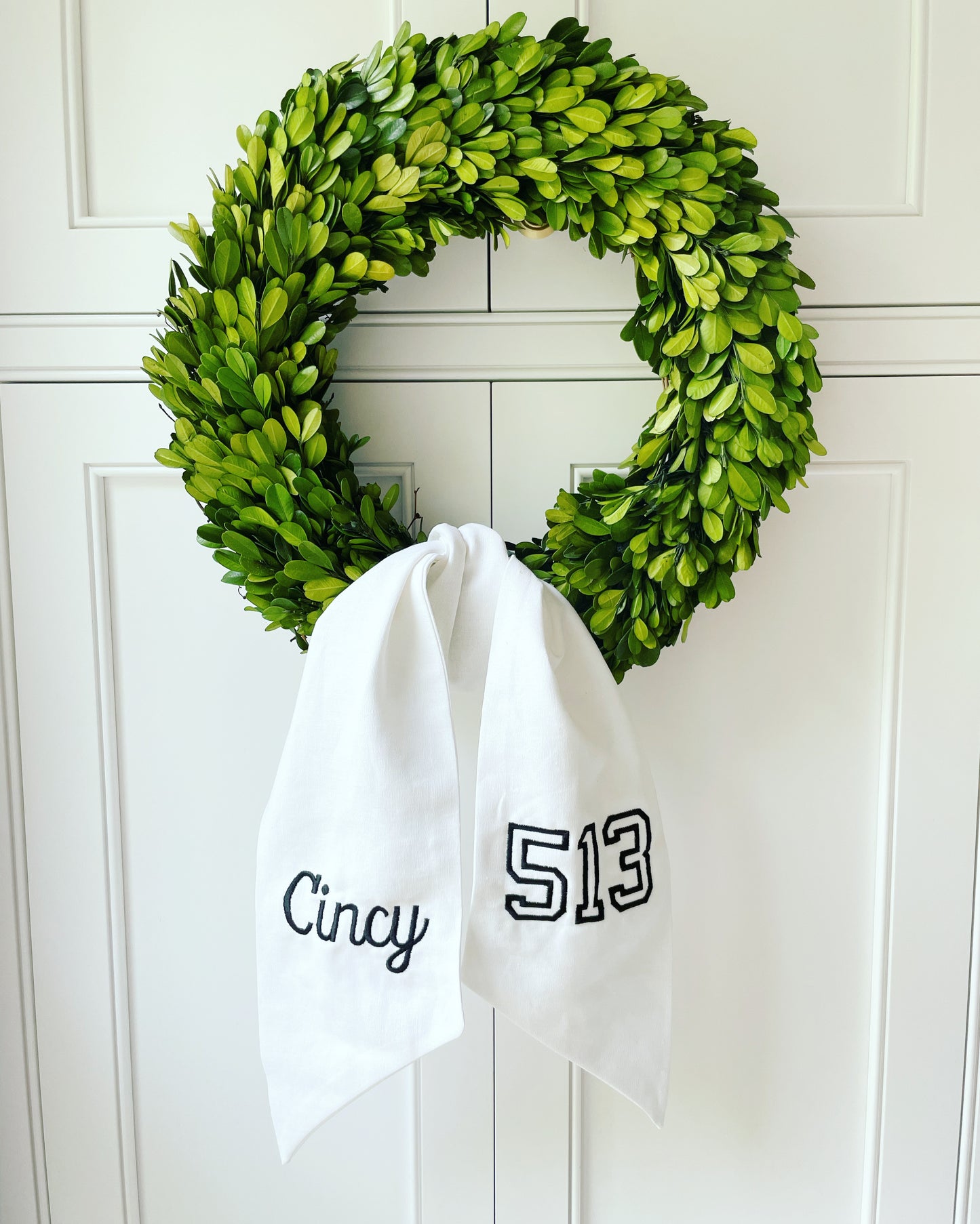 Wreath Sash