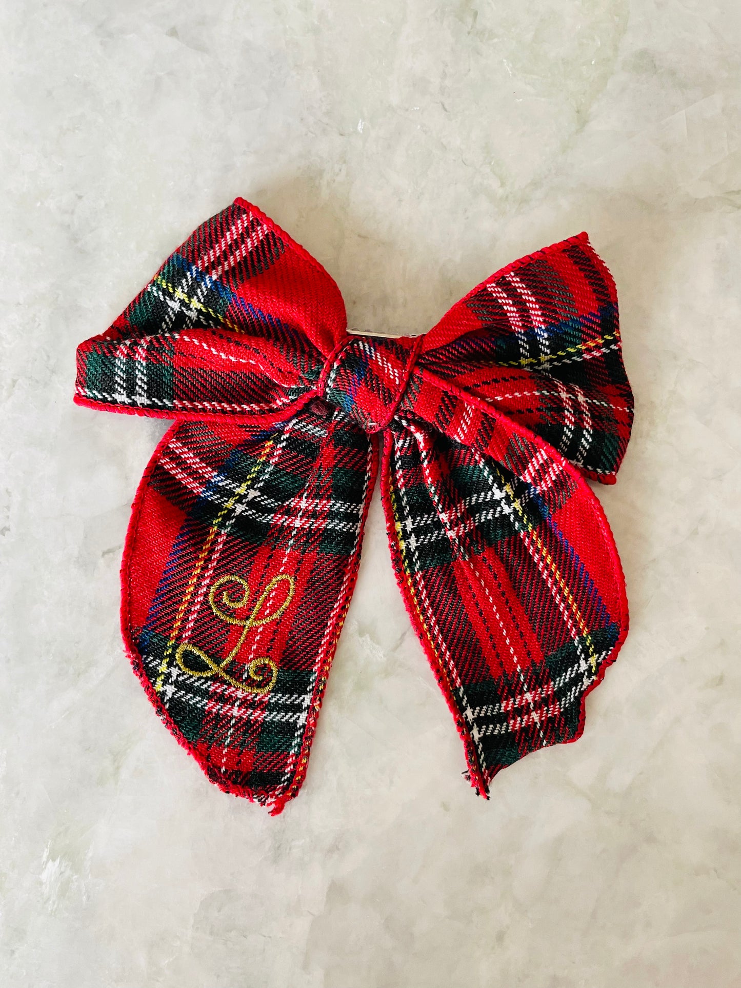 Holiday Linen Long Tail Bow