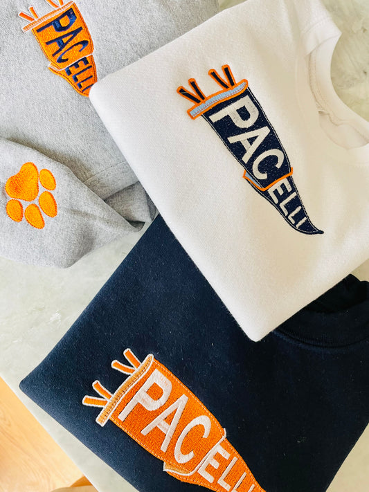 Adult Pacelli Pennant Crewneck