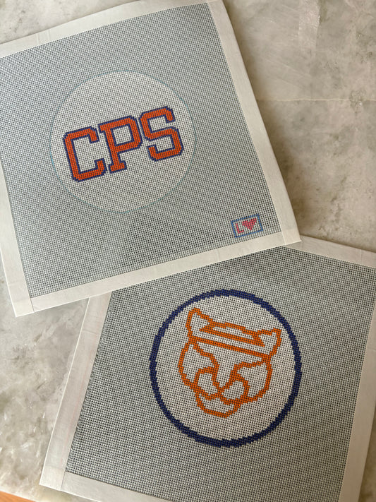 Cardinal Pacelli School (CPS) Needlepoint Canvas