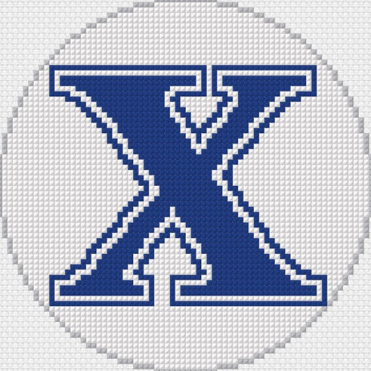 St. Xavier High School Needlepoint Chart - Downloadable