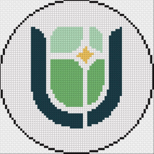 Ursuline Academy Needlepoint Chart - Downloadable